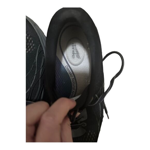 Dansko | Women's Pace Sneaker Arch Support Walking Shoe Black/Grey | 8.5-9 | 39 - Picture 15 of 16
